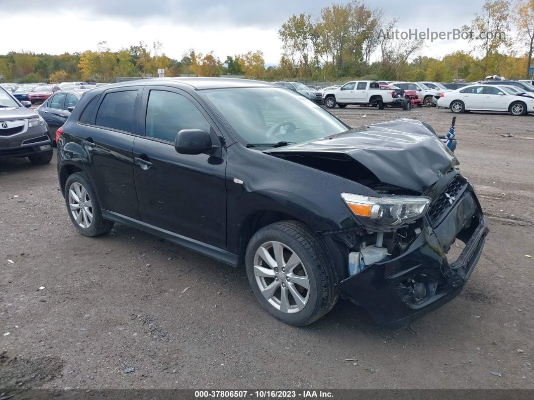 2015 Mitsubishi Outlander Sport Es Черный vin: 4A4AR3AU0FE007824