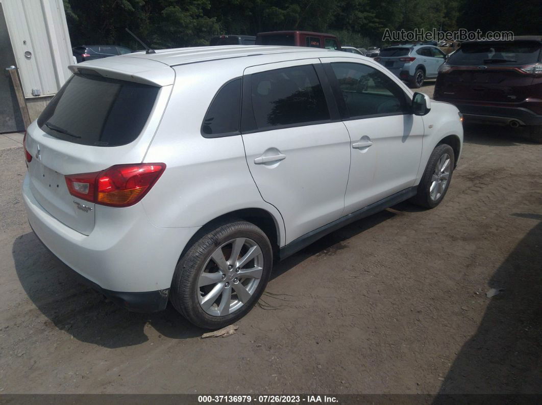 2015 Mitsubishi Outlander Sport Es White vin: 4A4AR3AU0FE008343