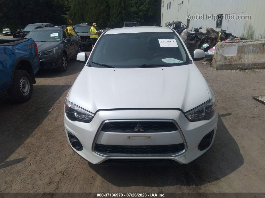 2015 Mitsubishi Outlander Sport Es Белый vin: 4A4AR3AU0FE008343