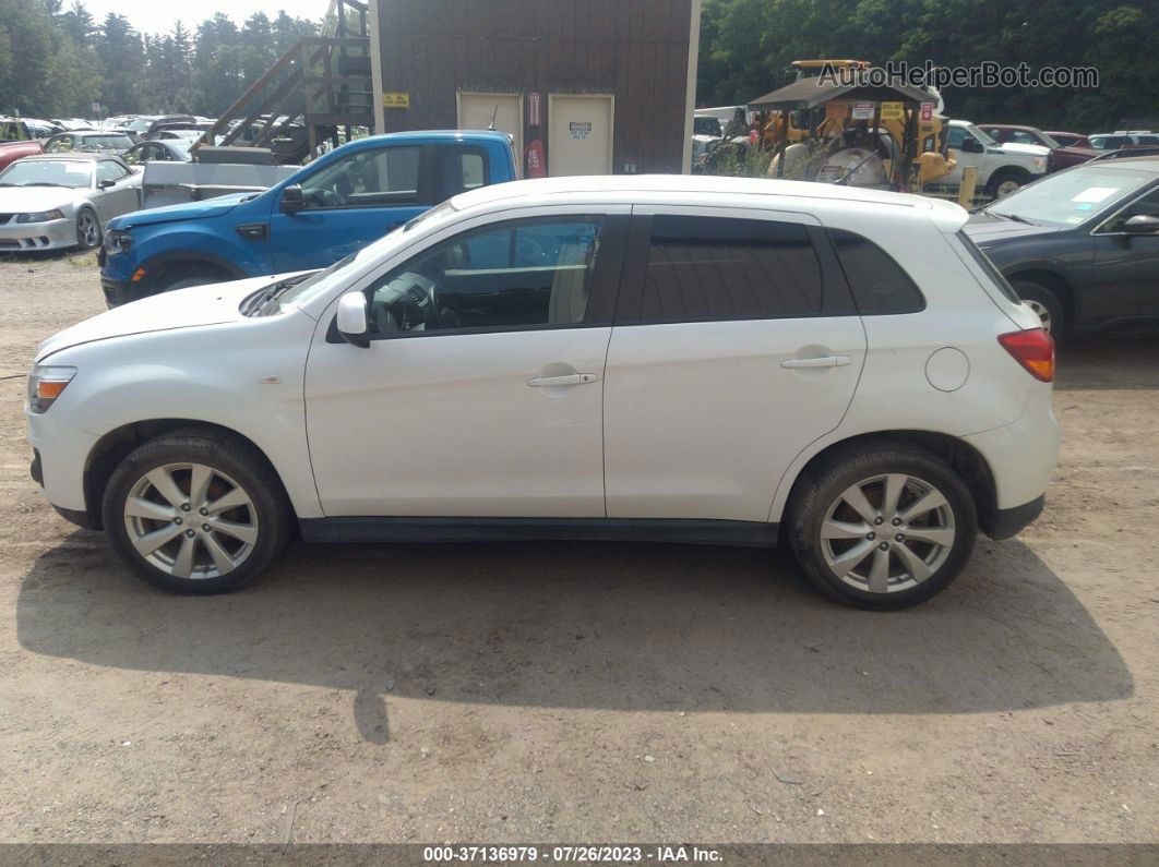 2015 Mitsubishi Outlander Sport Es White vin: 4A4AR3AU0FE008343