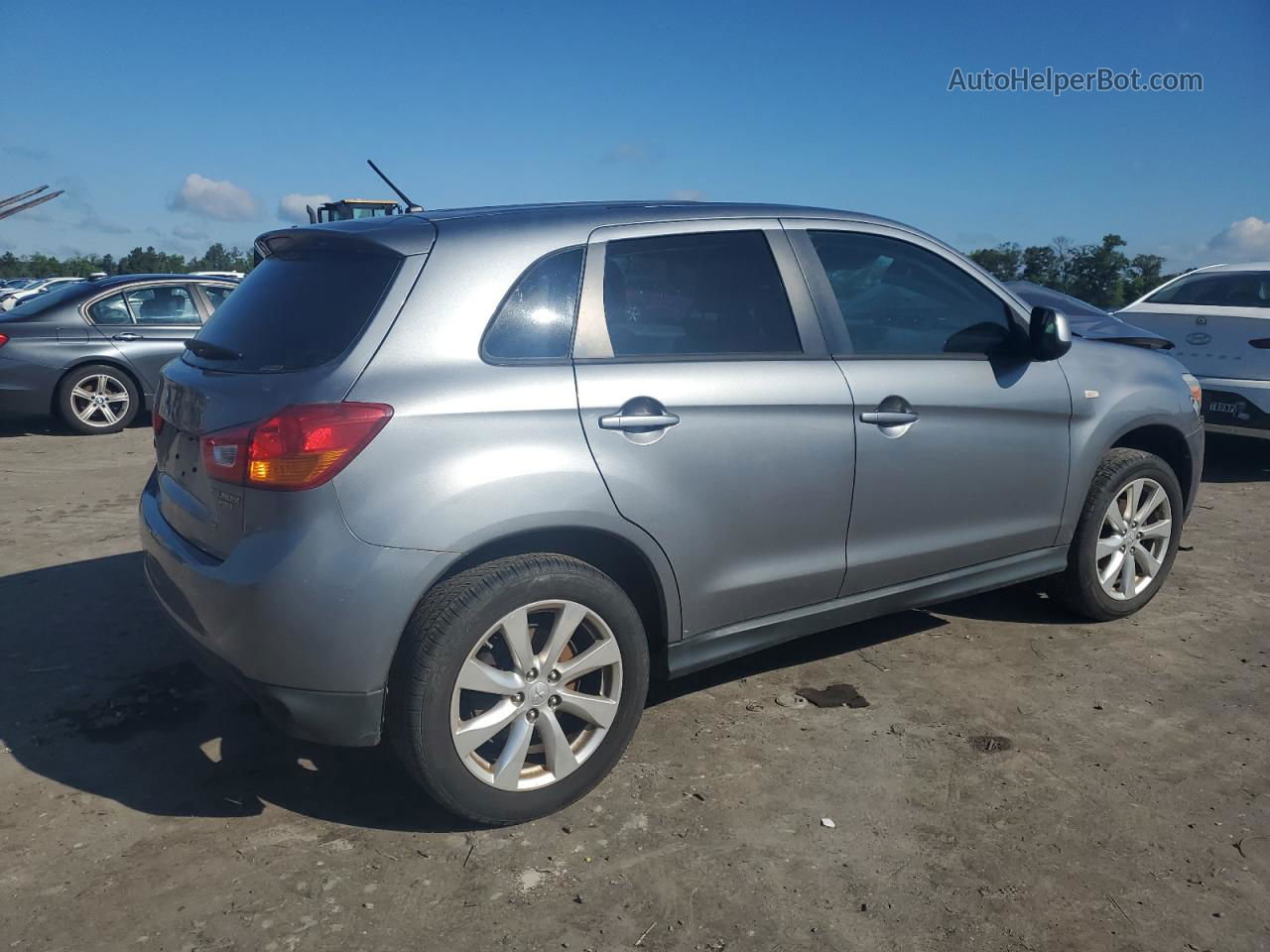 2015 Mitsubishi Outlander Sport Es Silver vin: 4A4AR3AU0FE017303