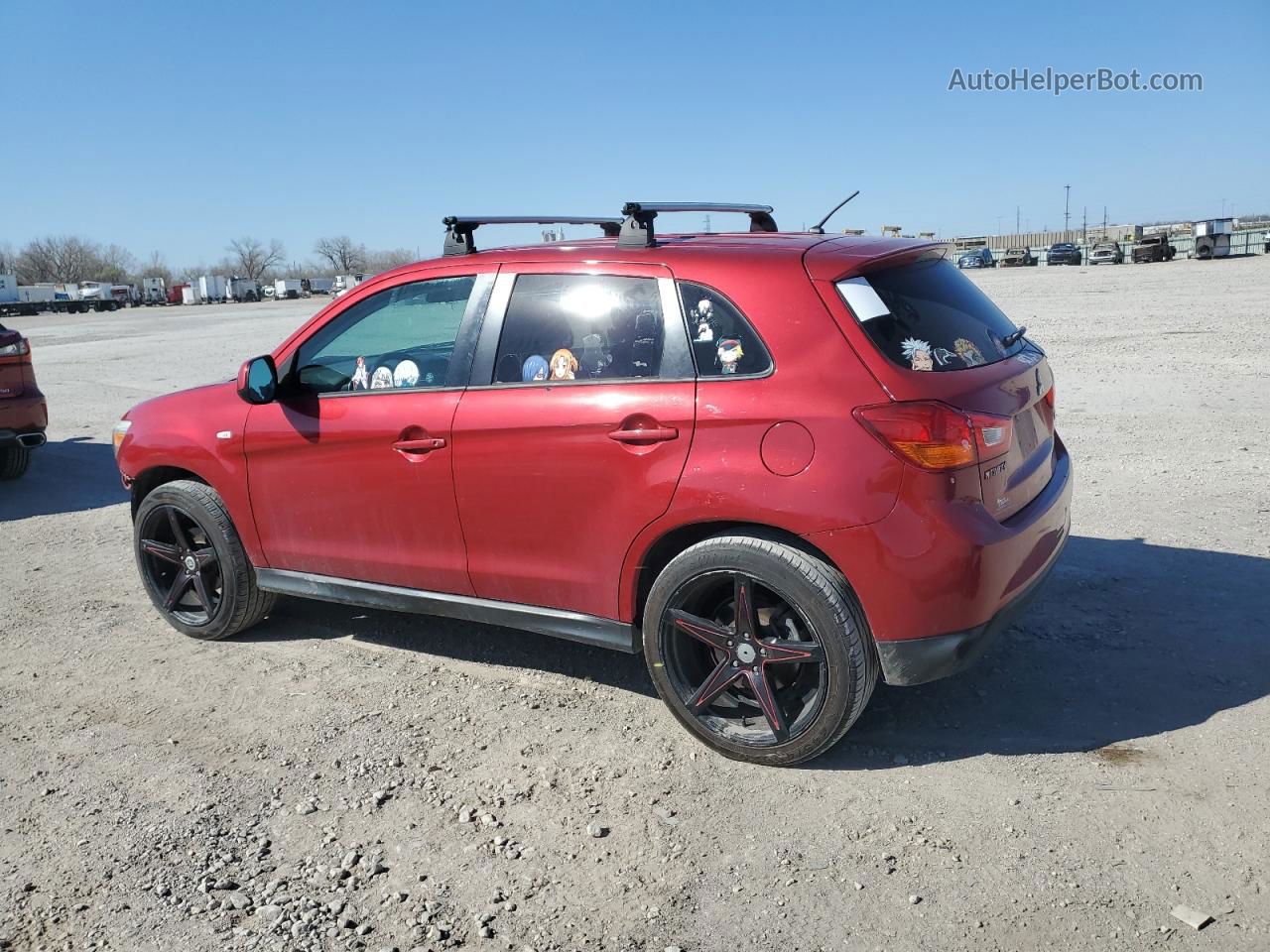 2015 Mitsubishi Outlander Sport Es Red vin: 4A4AR3AU0FE021822