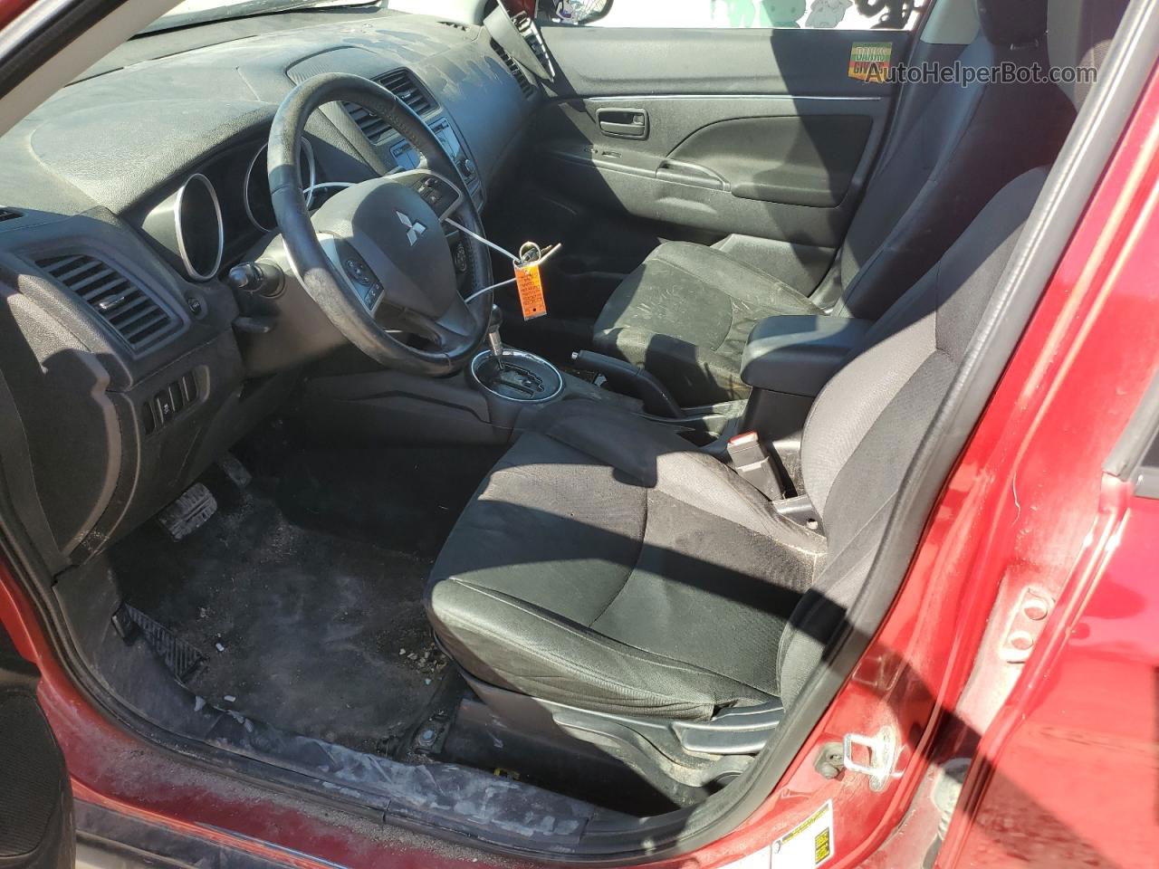 2015 Mitsubishi Outlander Sport Es Red vin: 4A4AR3AU0FE021822