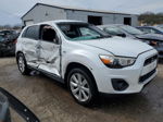 2013 Mitsubishi Outlander Sport Es White vin: 4A4AR3AU1DE010583