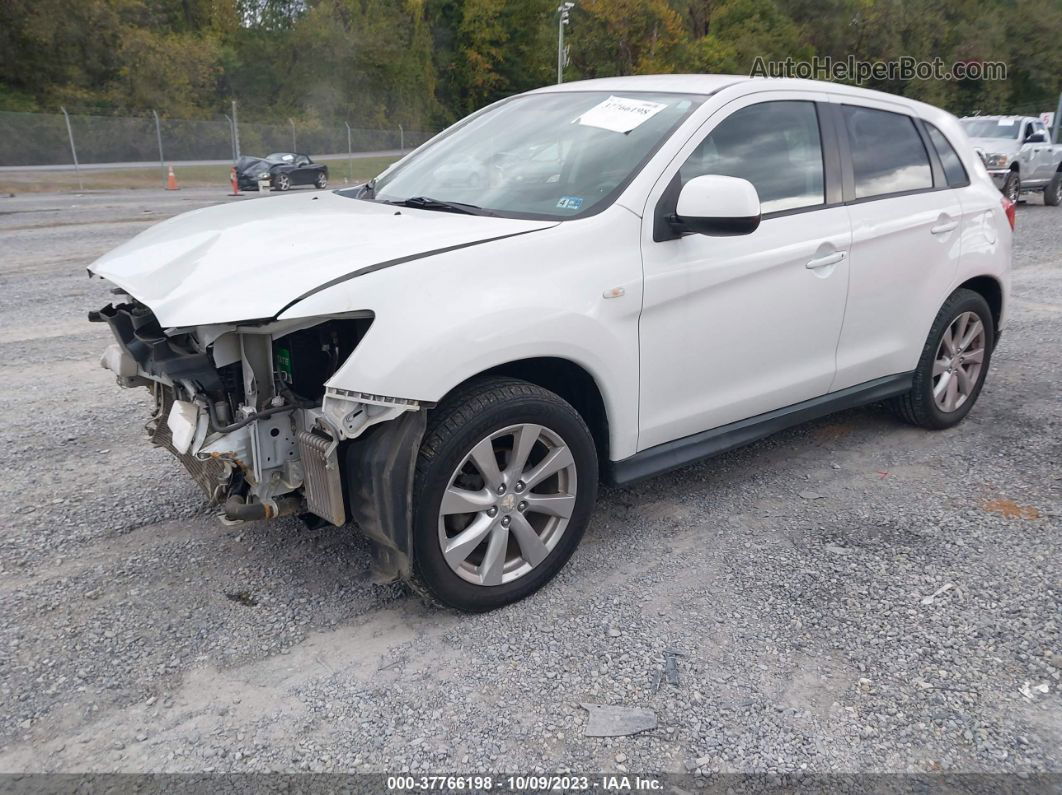 2013 Mitsubishi Outlander Sport Es Белый vin: 4A4AR3AU1DE014441