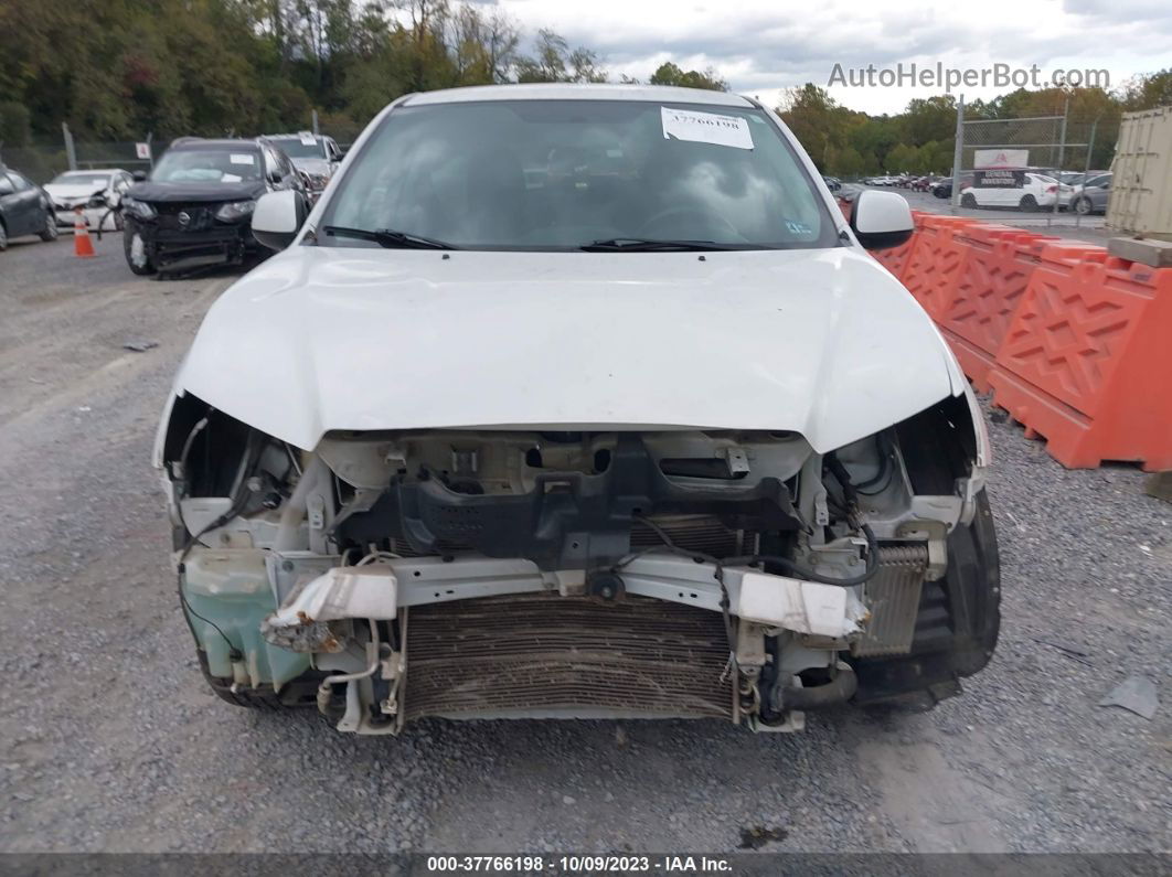 2013 Mitsubishi Outlander Sport Es White vin: 4A4AR3AU1DE014441