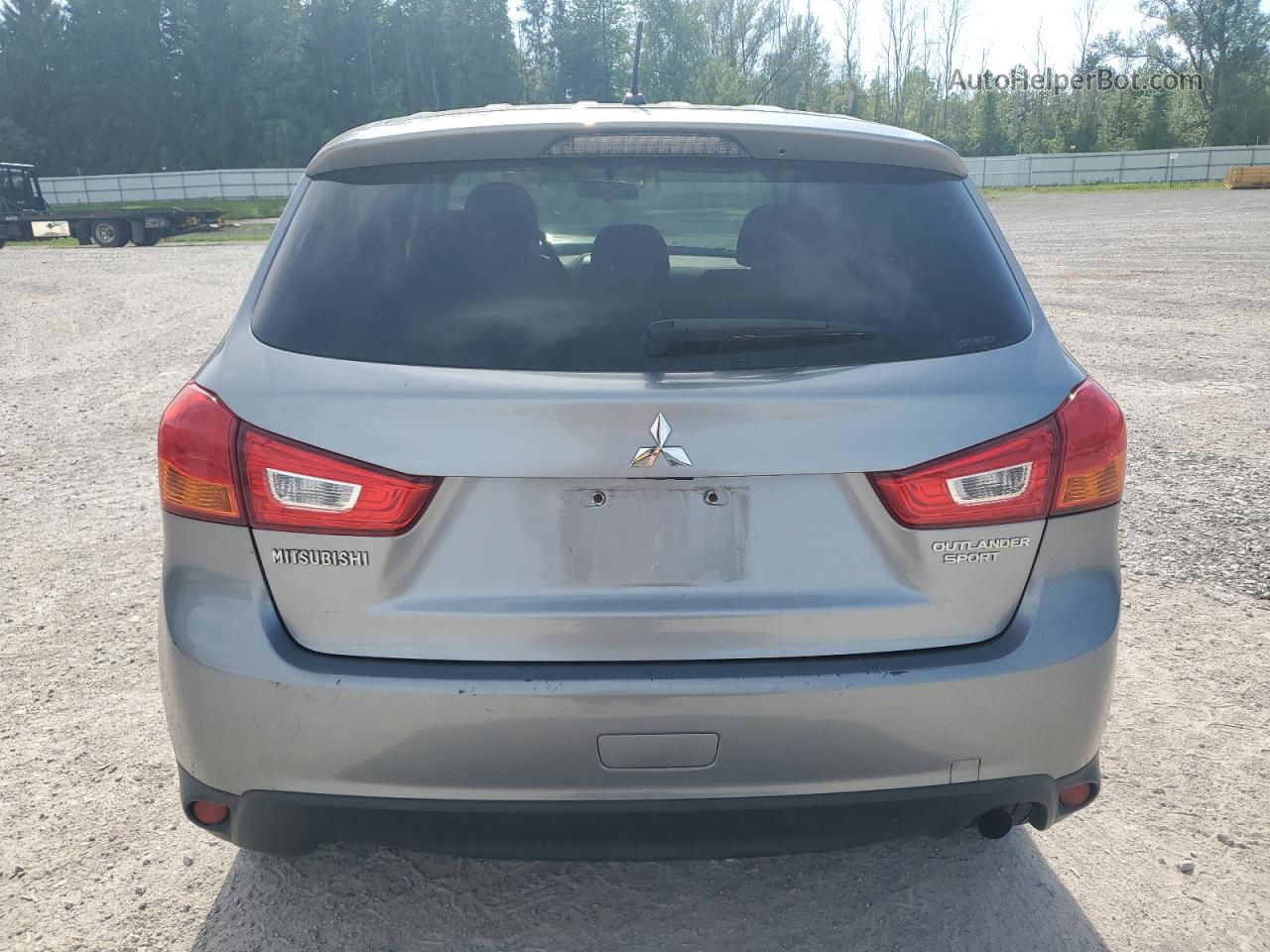 2013 Mitsubishi Outlander Sport Es Silver vin: 4A4AR3AU1DE023740