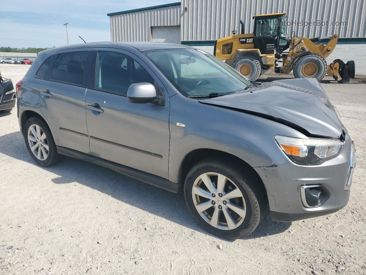 2013 Mitsubishi Outlander Sport Es Silver vin: 4A4AR3AU1DE023740