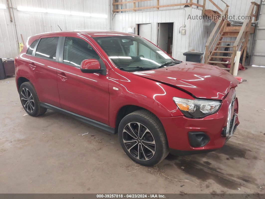 2015 Mitsubishi Outlander Sport Es Red vin: 4A4AR3AU1FE001045