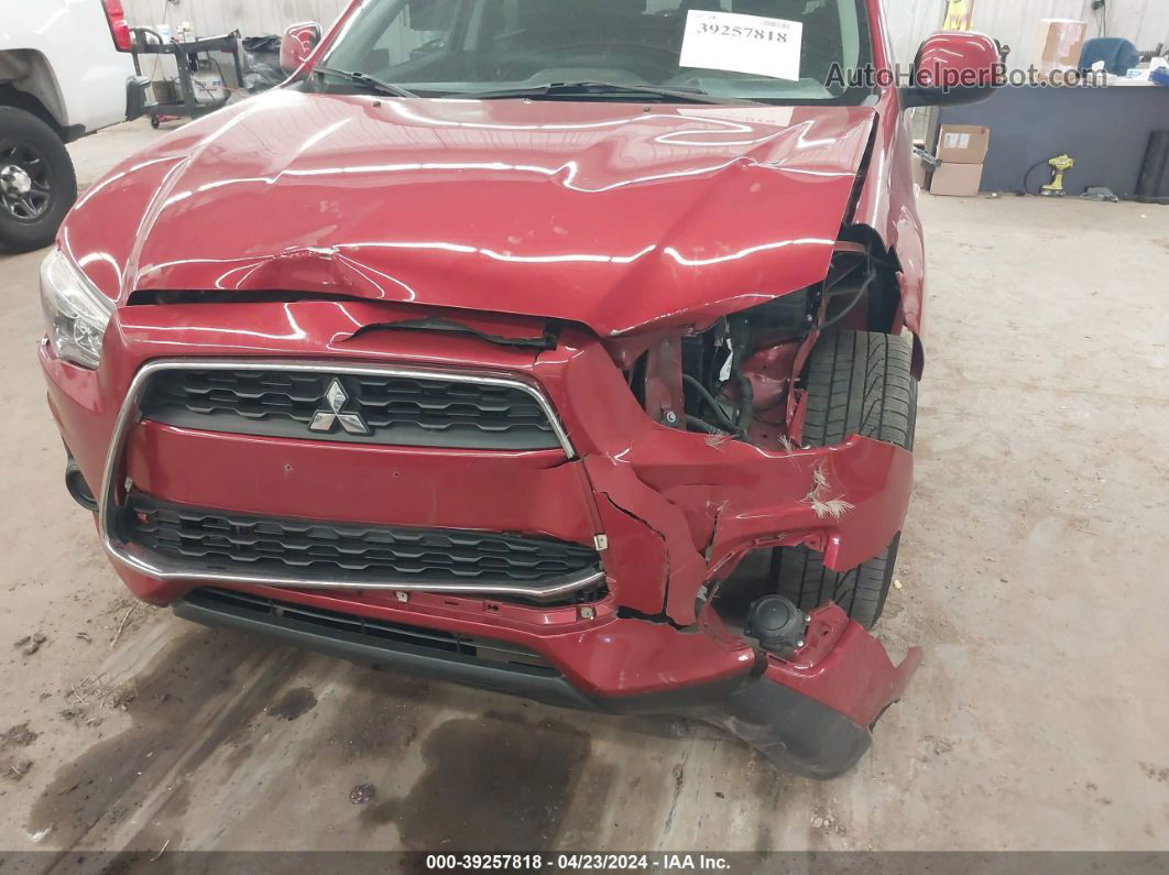 2015 Mitsubishi Outlander Sport Es Red vin: 4A4AR3AU1FE001045