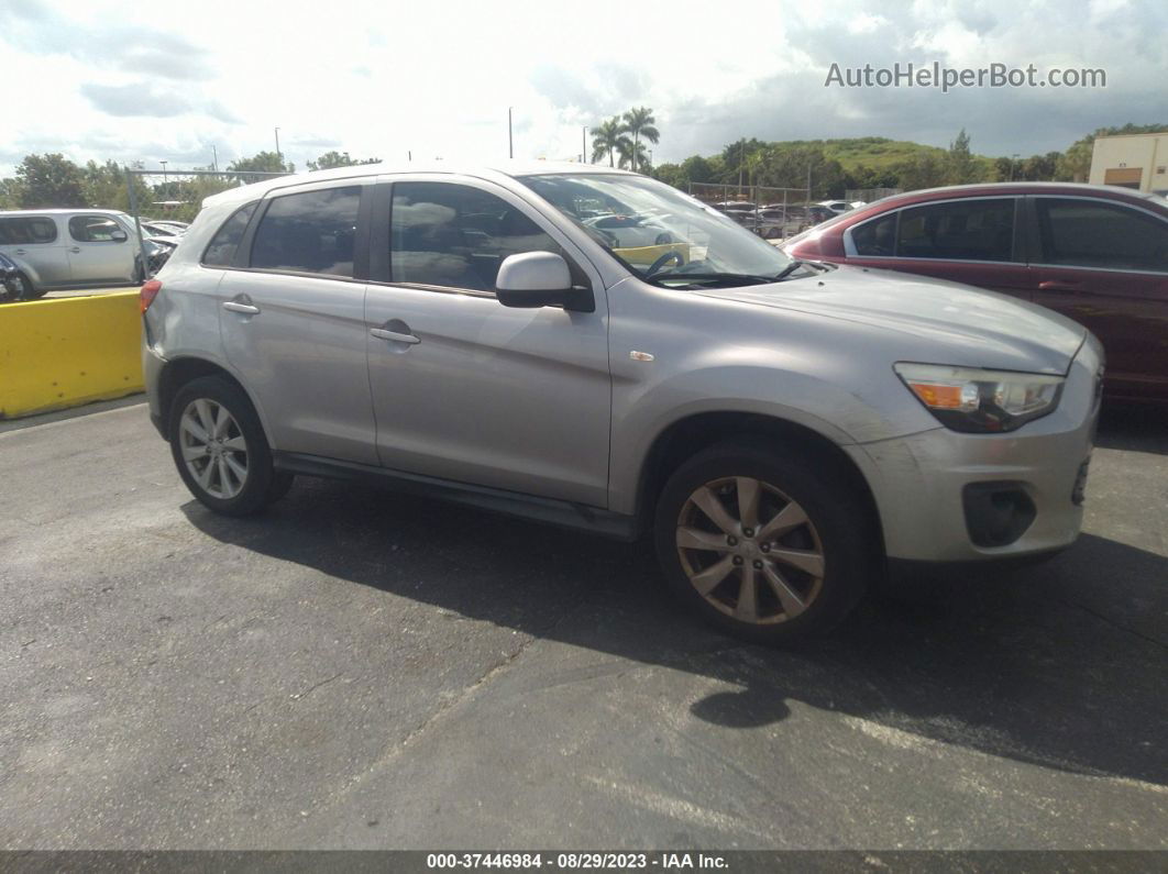 2015 Mitsubishi Outlander Sport Es Silver vin: 4A4AR3AU1FE003054