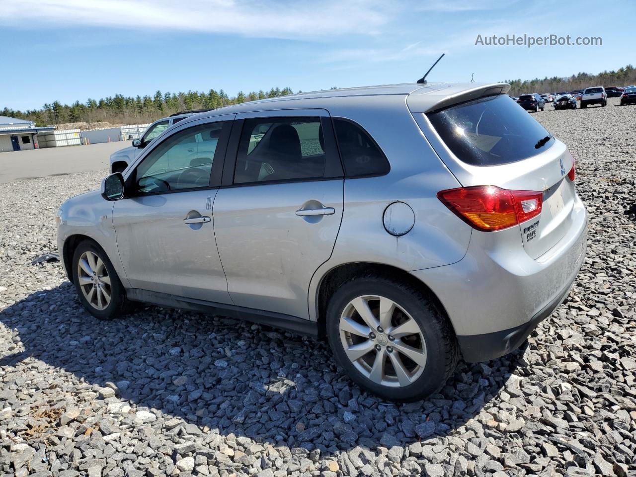 2015 Mitsubishi Outlander Sport Es Silver vin: 4A4AR3AU1FE009386