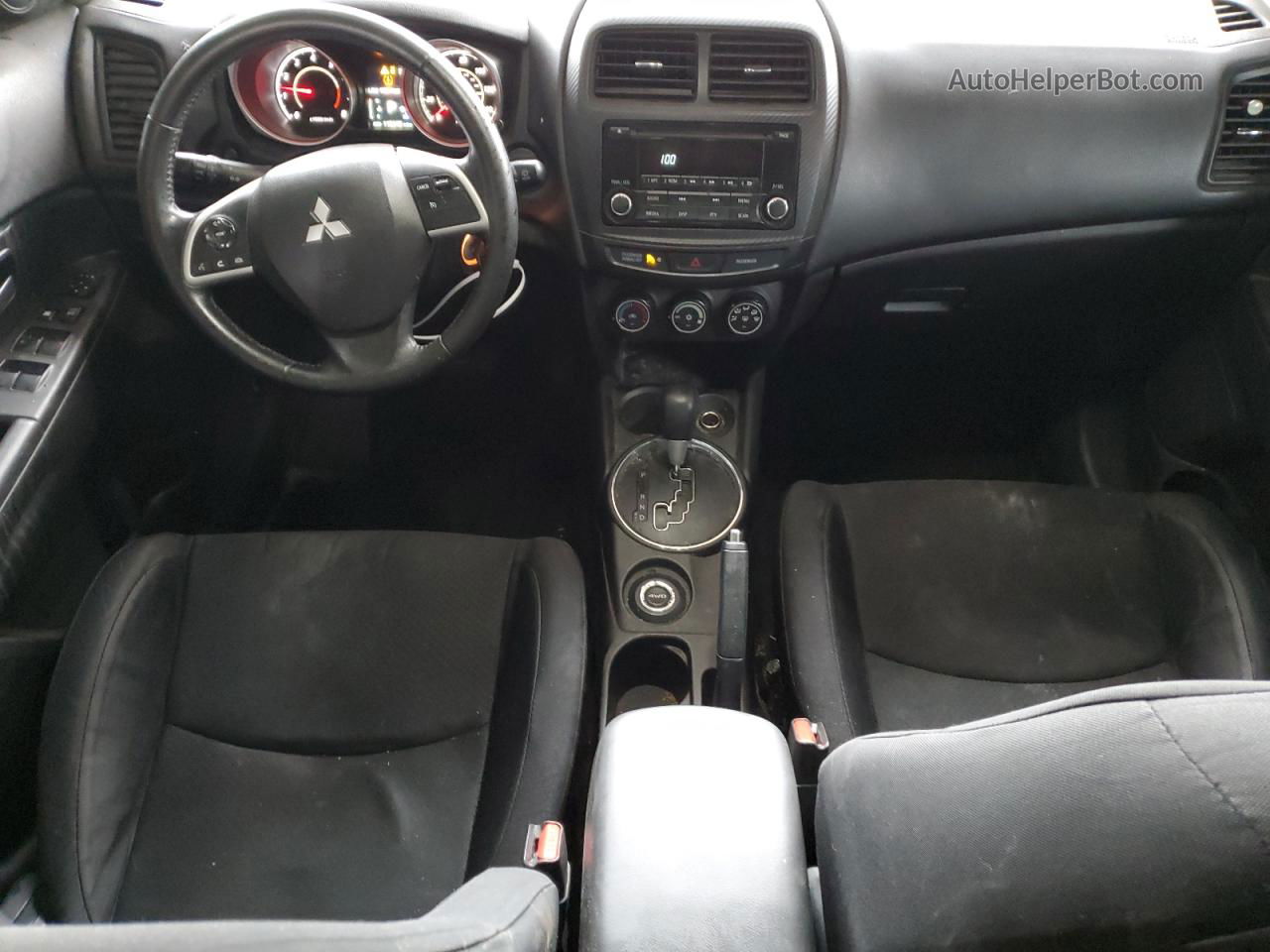 2015 Mitsubishi Outlander Sport Es White vin: 4A4AR3AU1FE013891