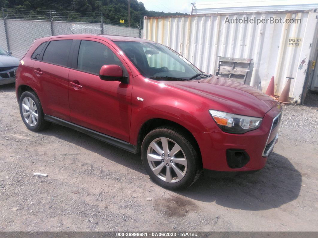 2015 Mitsubishi Outlander Sport Es Red vin: 4A4AR3AU1FE035003