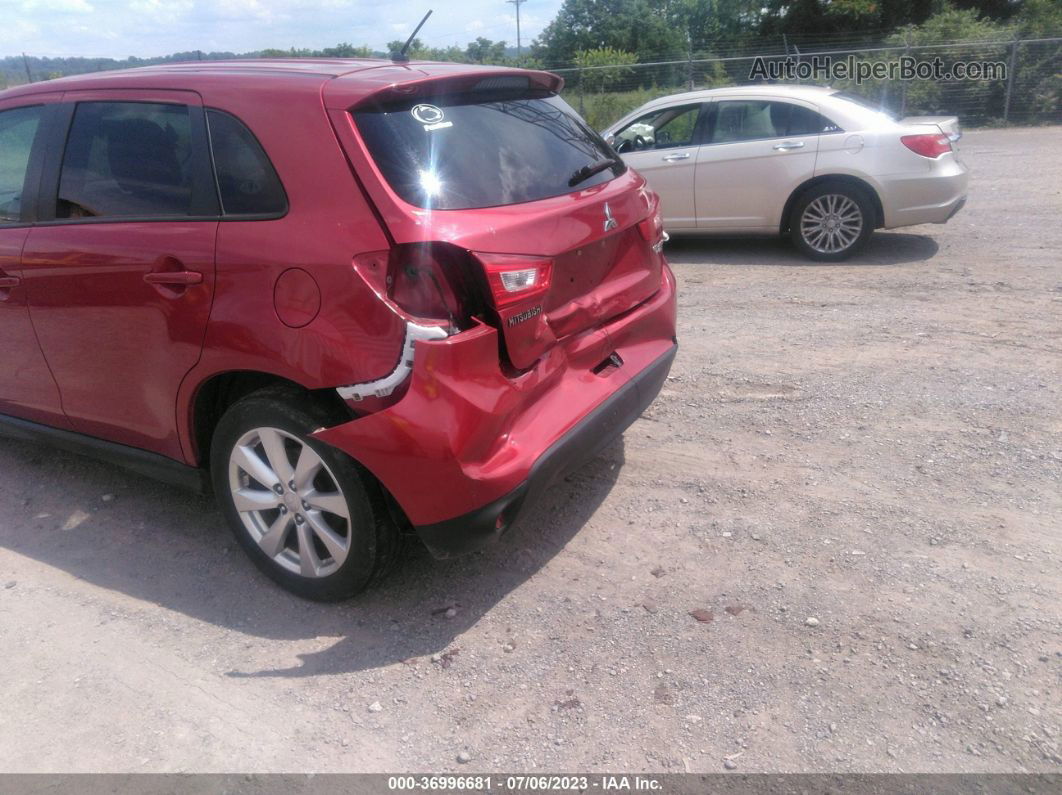 2015 Mitsubishi Outlander Sport Es Red vin: 4A4AR3AU1FE035003