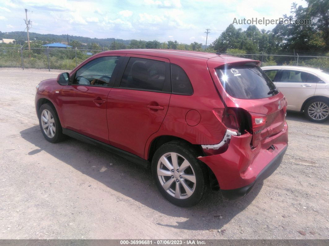 2015 Mitsubishi Outlander Sport Es Red vin: 4A4AR3AU1FE035003