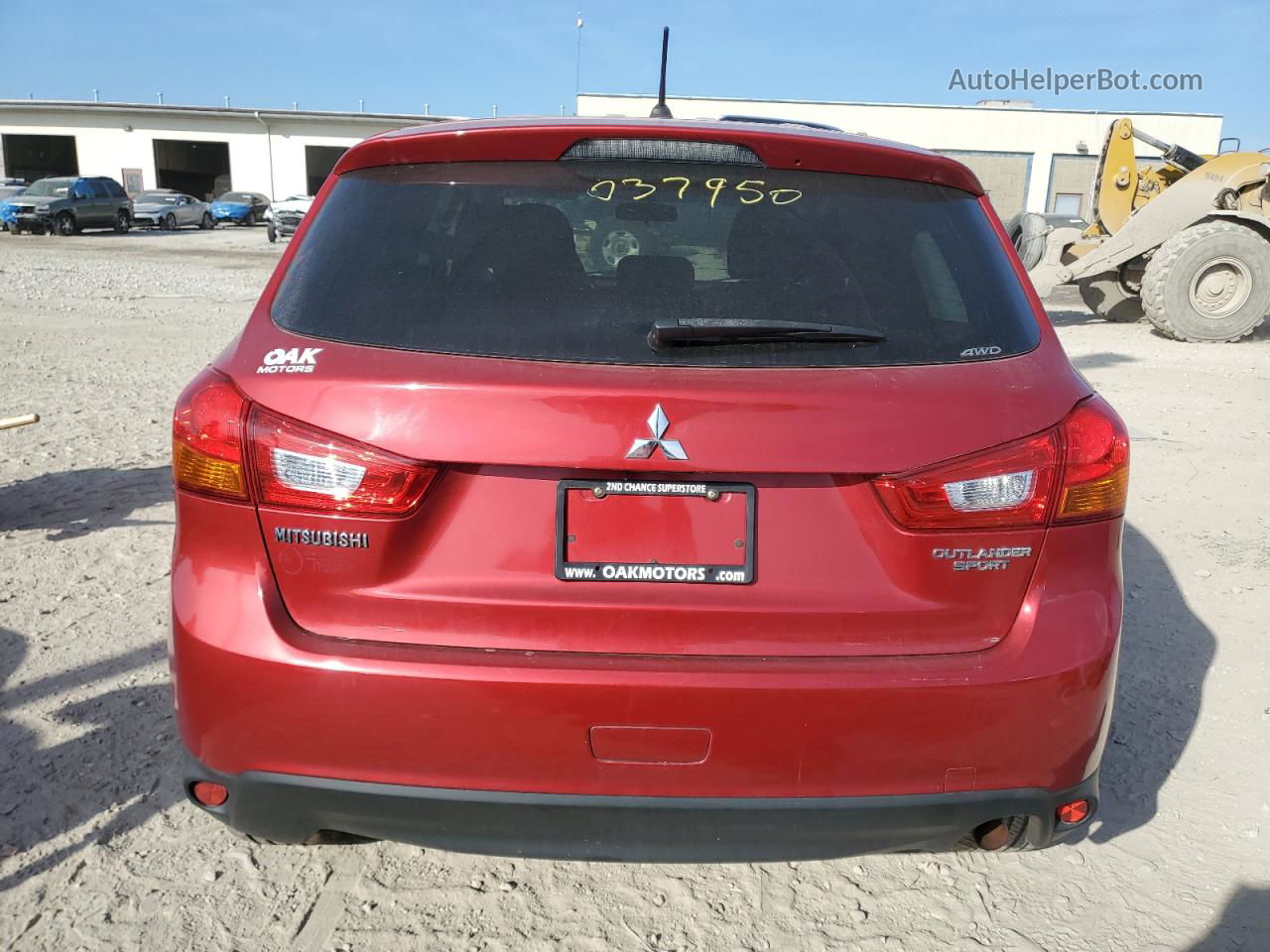 2015 Mitsubishi Outlander Sport Es Красный vin: 4A4AR3AU1FE037950