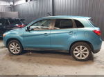 2013 Mitsubishi Outlander Sport Es Light Blue vin: 4A4AR3AU2DE003061