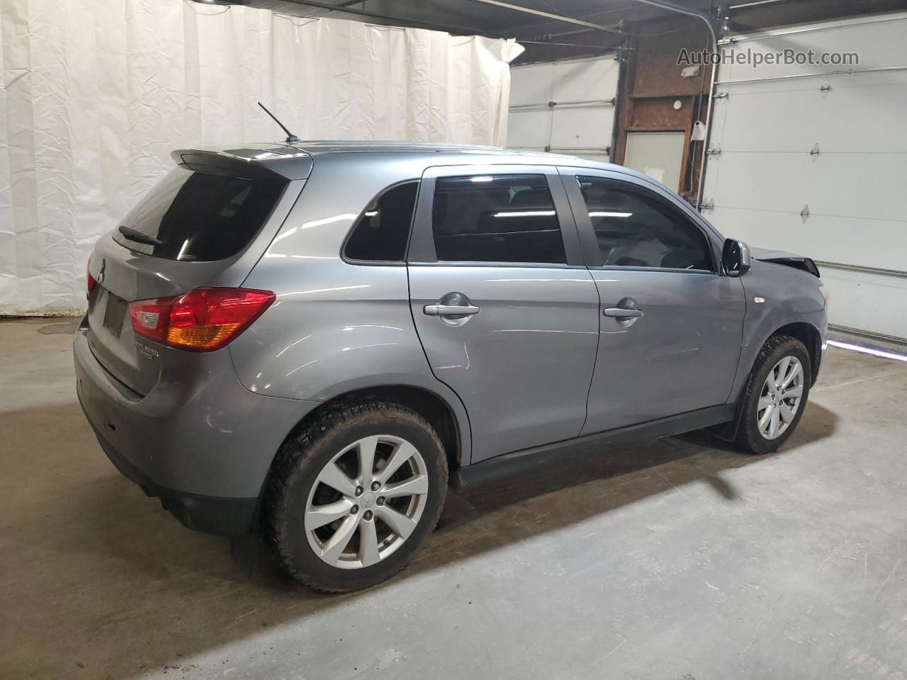 2014 Mitsubishi Outlander Sport Es Silver vin: 4A4AR3AU2EE026793