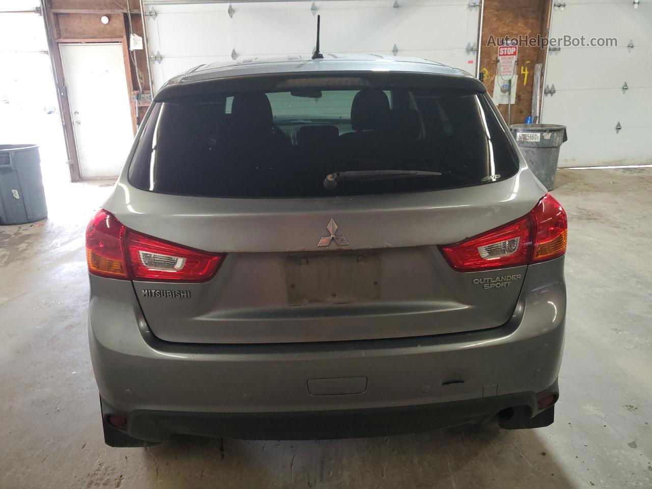 2014 Mitsubishi Outlander Sport Es Silver vin: 4A4AR3AU2EE026793