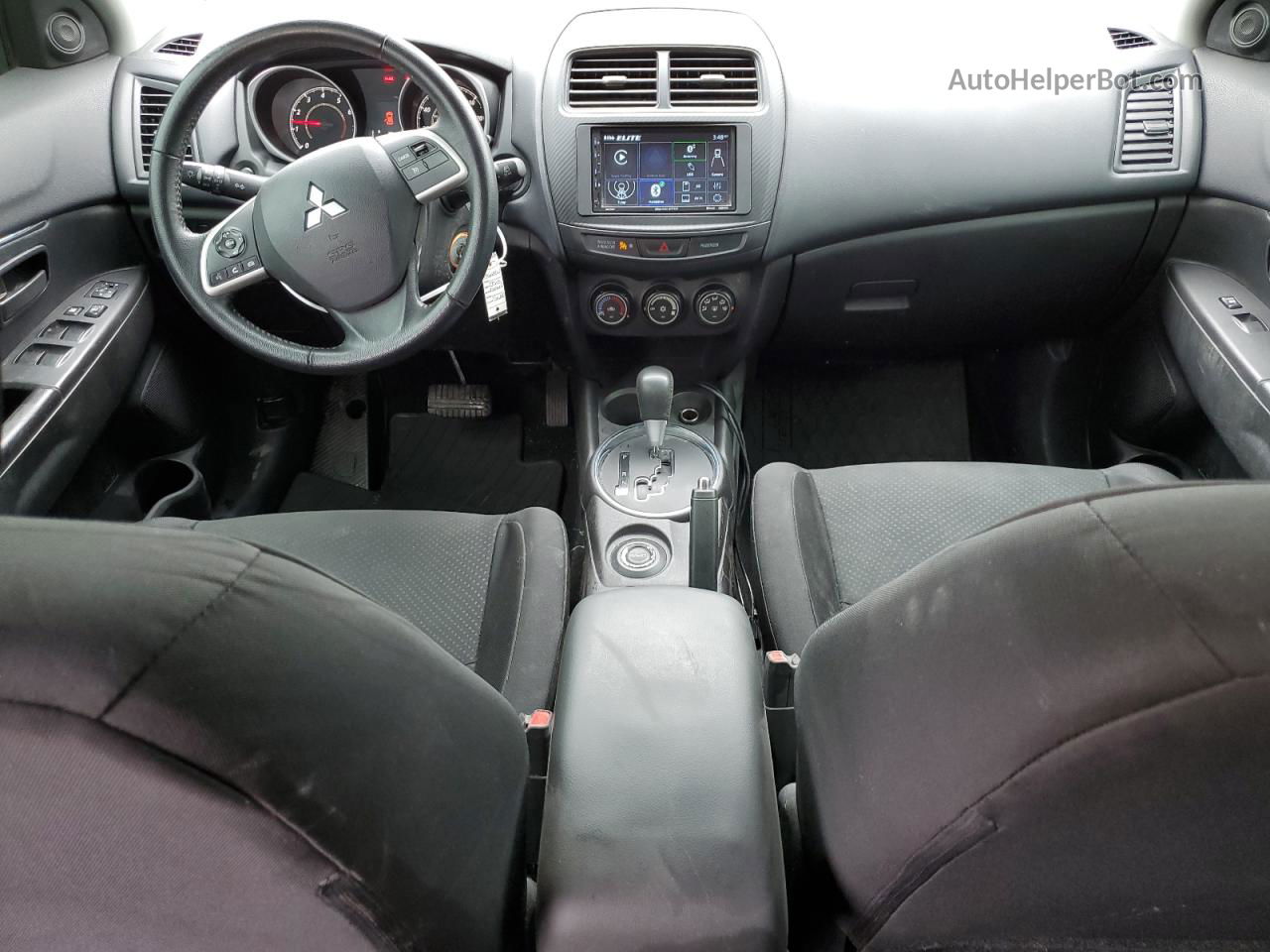 2015 Mitsubishi Outlander Sport Es Silver vin: 4A4AR3AU2FE001880