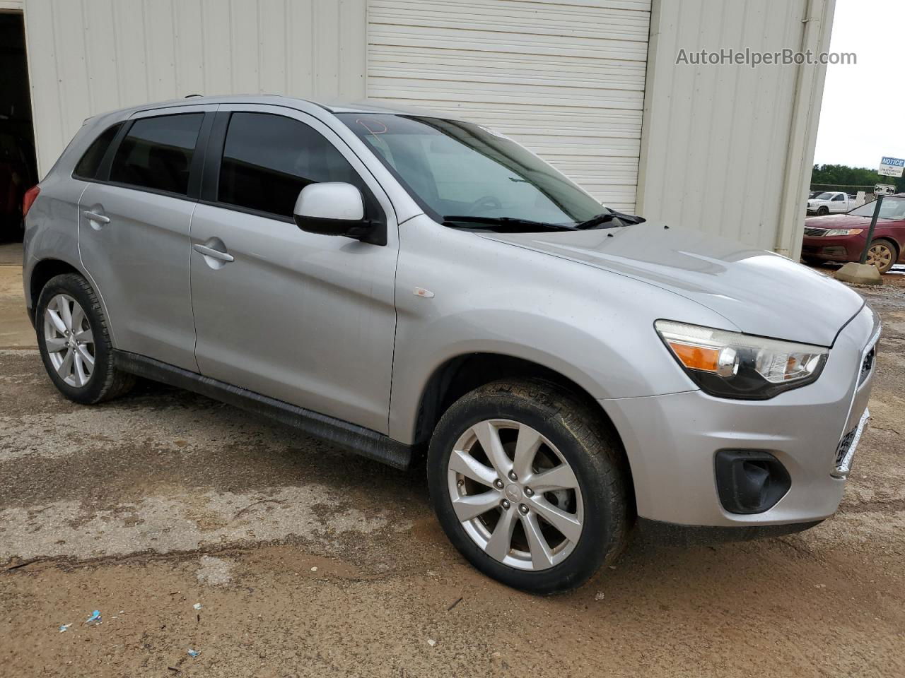 2015 Mitsubishi Outlander Sport Es Silver vin: 4A4AR3AU2FE001880