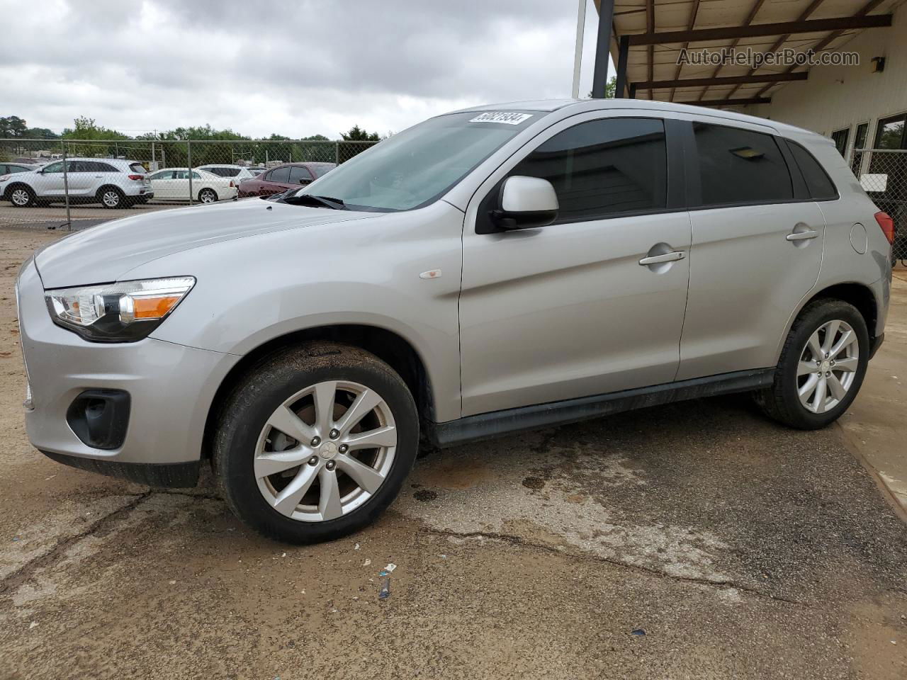2015 Mitsubishi Outlander Sport Es Silver vin: 4A4AR3AU2FE001880