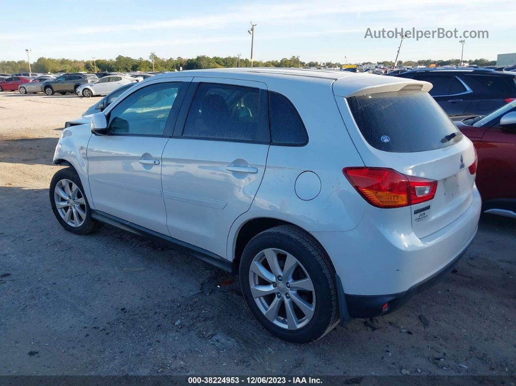 2015 Mitsubishi Outlander Sport Es White vin: 4A4AR3AU2FE010126