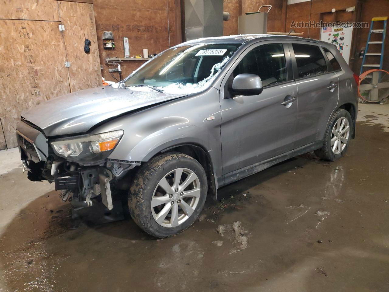 2015 Mitsubishi Outlander Sport Es Угольный vin: 4A4AR3AU2FE019621