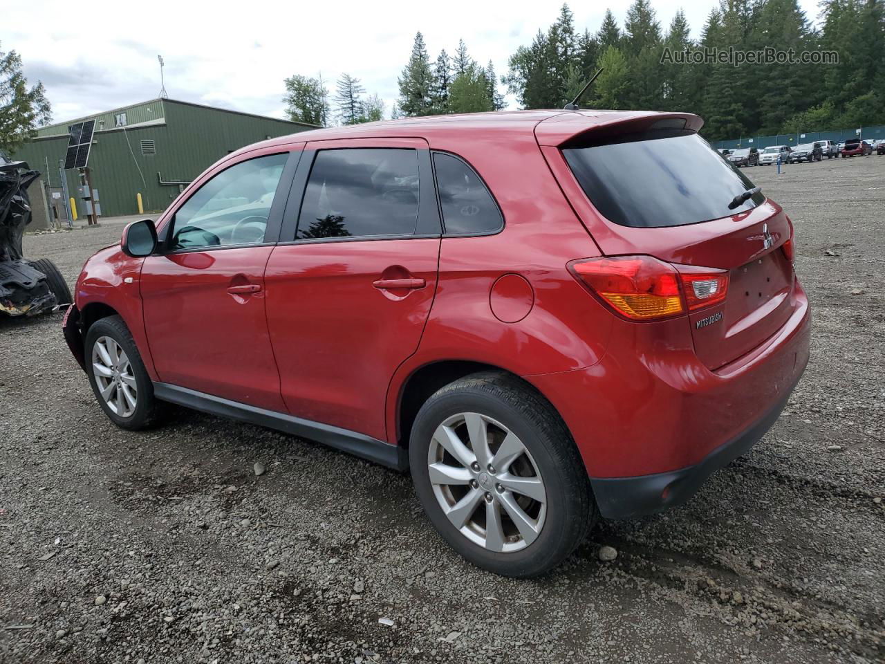 2015 Mitsubishi Outlander Sport Es Red vin: 4A4AR3AU2FE025094