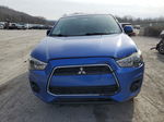 2015 Mitsubishi Outlander Sport Es Синий vin: 4A4AR3AU2FE060976