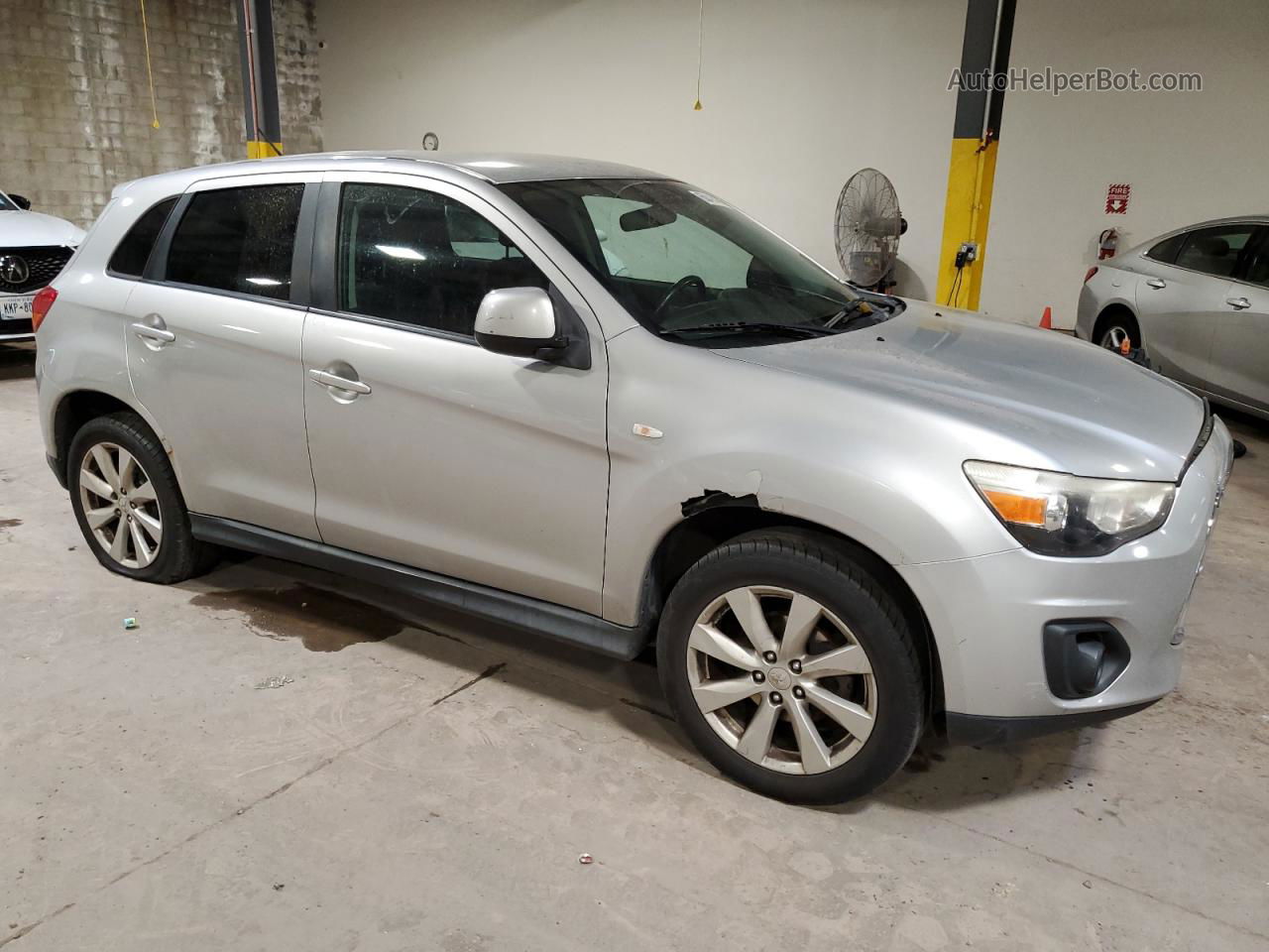 2013 Mitsubishi Outlander Sport Es Black vin: 4A4AR3AU4DE007273