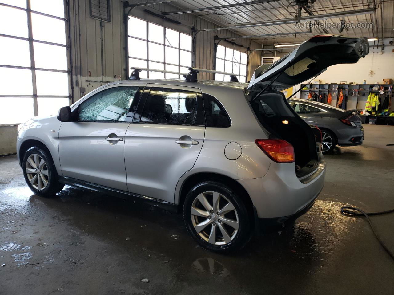 2013 Mitsubishi Outlander Sport Es Silver vin: 4A4AR3AU4DE012893