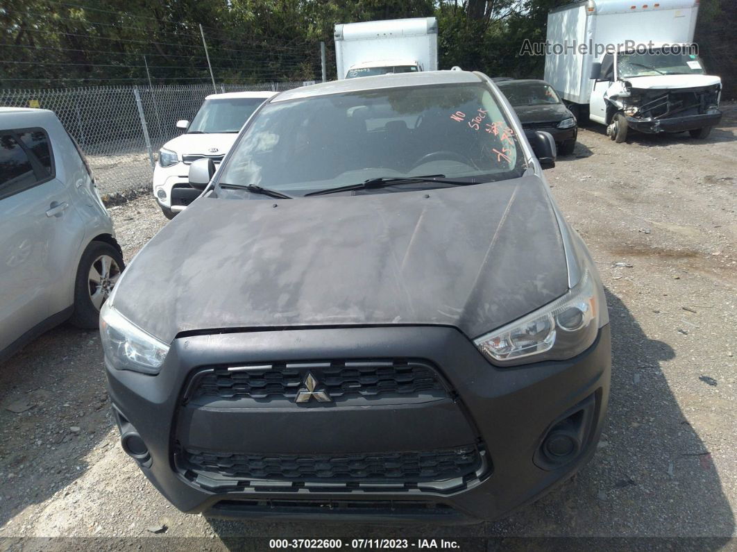 2015 Mitsubishi Outlander Sport Es Silver vin: 4A4AR3AU4FE011925