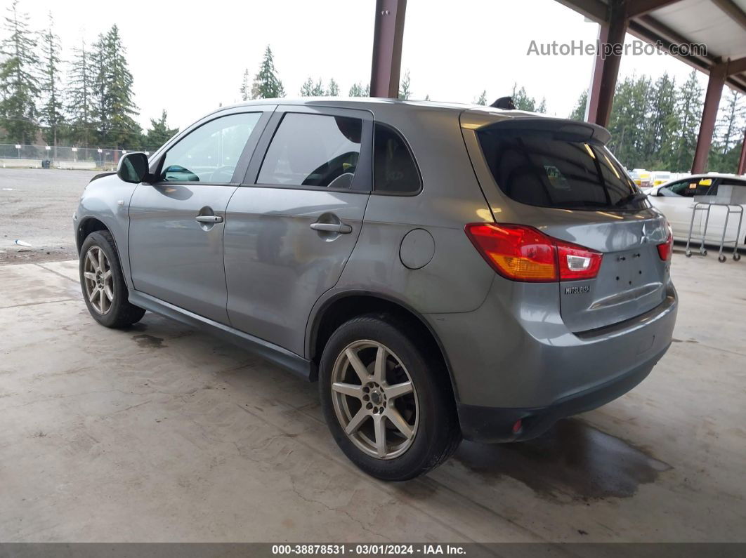 2015 Mitsubishi Outlander Sport Es Gray vin: 4A4AR3AU4FE033858