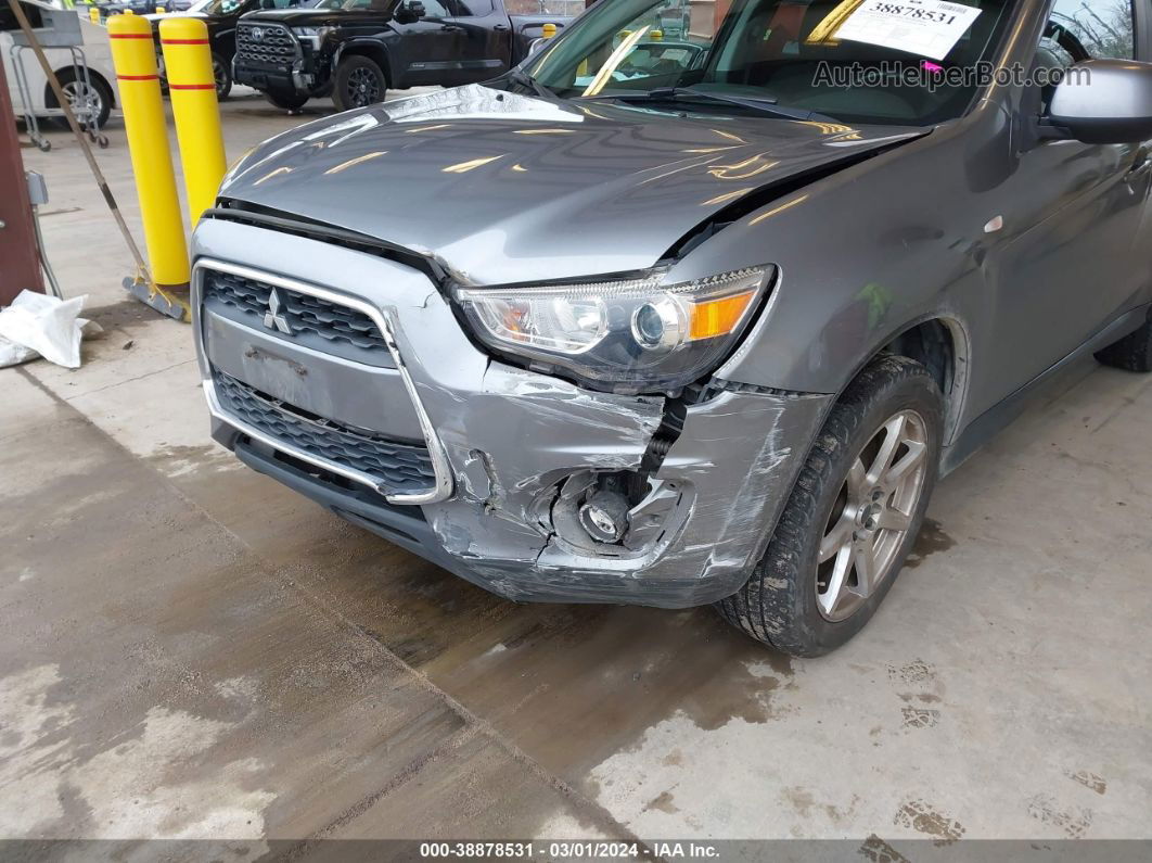 2015 Mitsubishi Outlander Sport Es Gray vin: 4A4AR3AU4FE033858