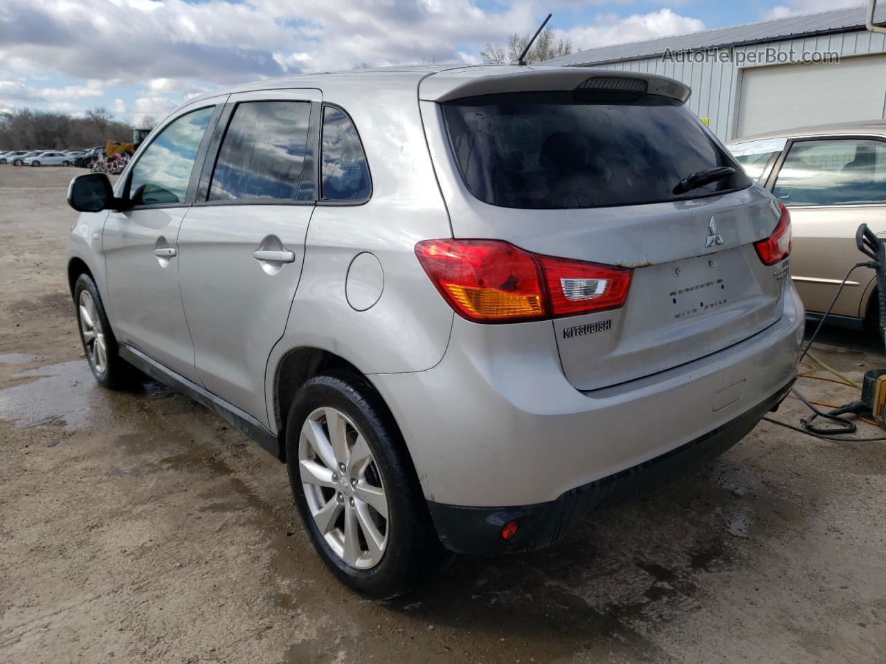 2015 Mitsubishi Outlander Sport Es Silver vin: 4A4AR3AU4FE048571