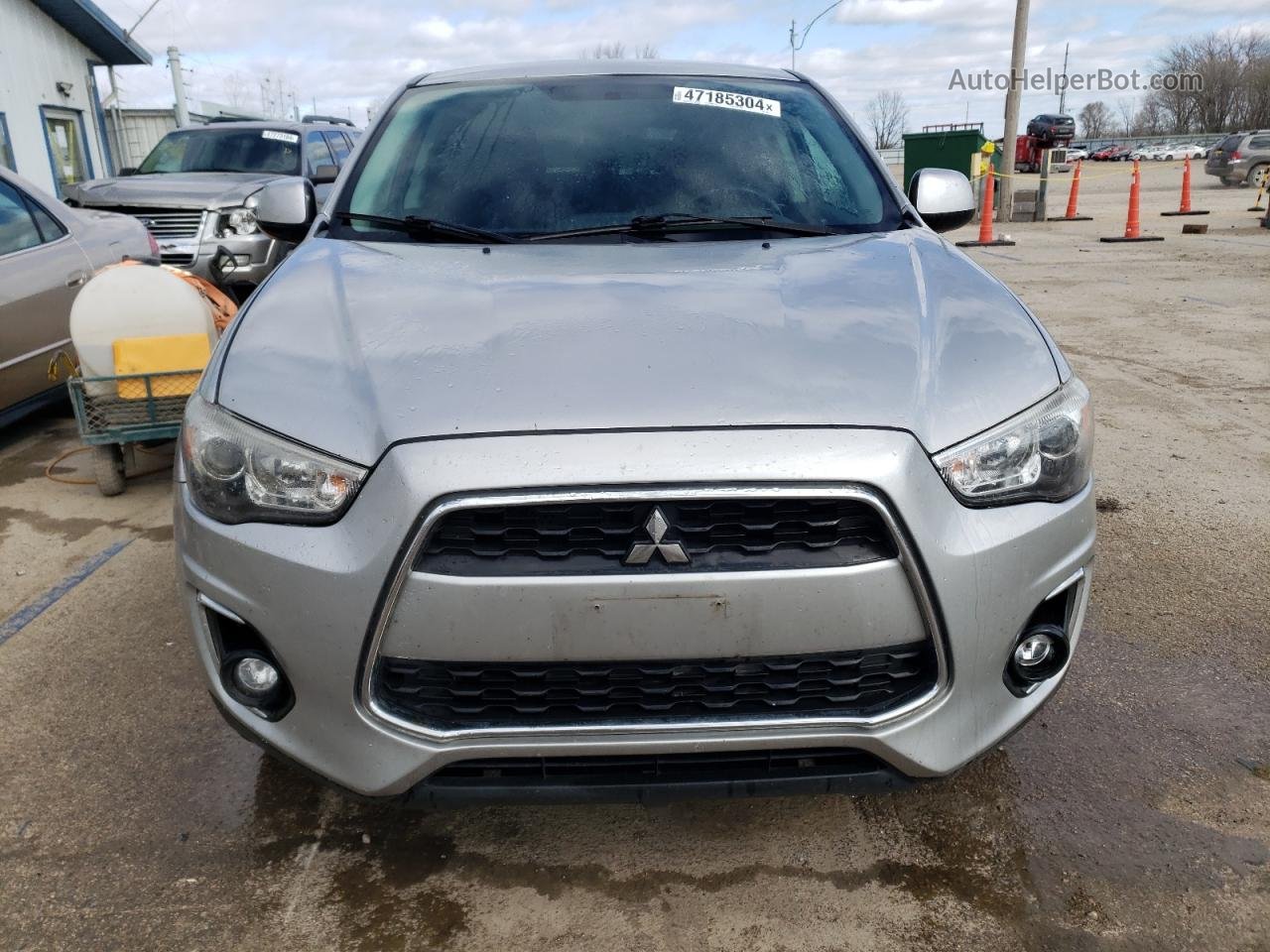 2015 Mitsubishi Outlander Sport Es Серебряный vin: 4A4AR3AU4FE048571