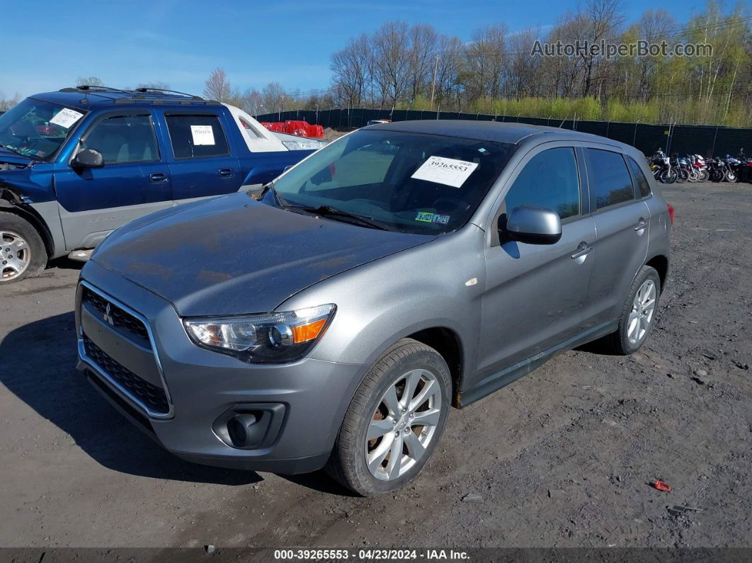 2015 Mitsubishi Outlander Sport Es Gray vin: 4A4AR3AU4FE059862