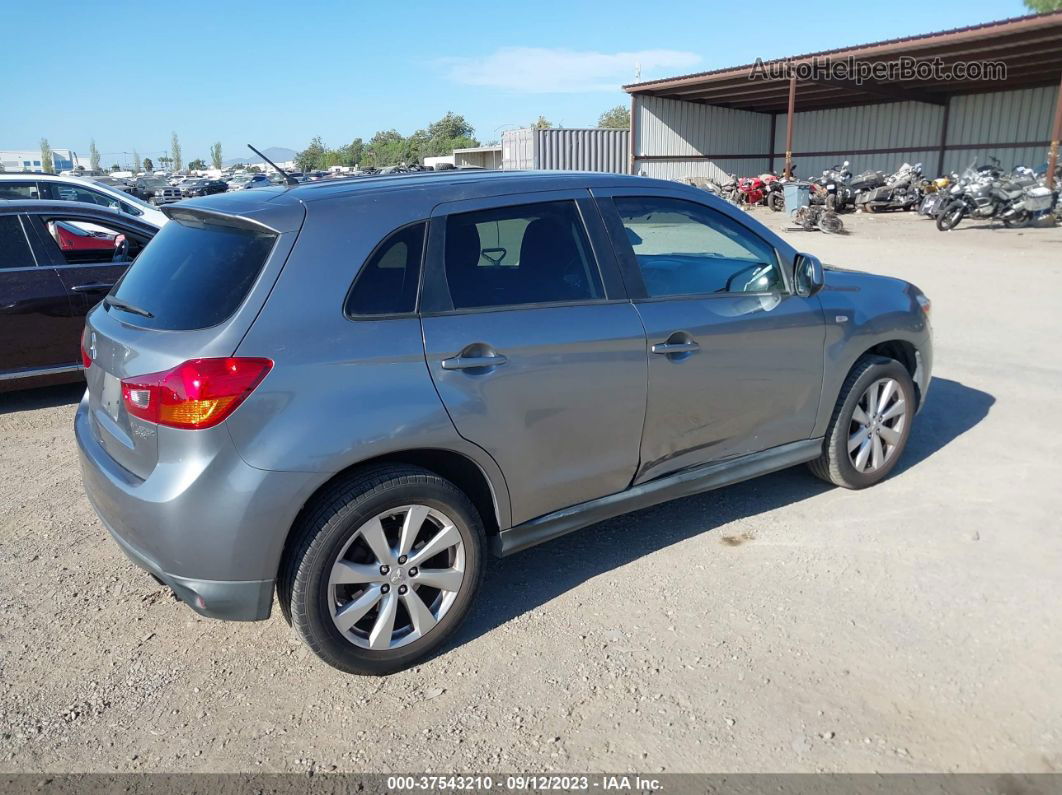 2013 Mitsubishi Outlander Sport Es Gray vin: 4A4AR3AU5DE015477