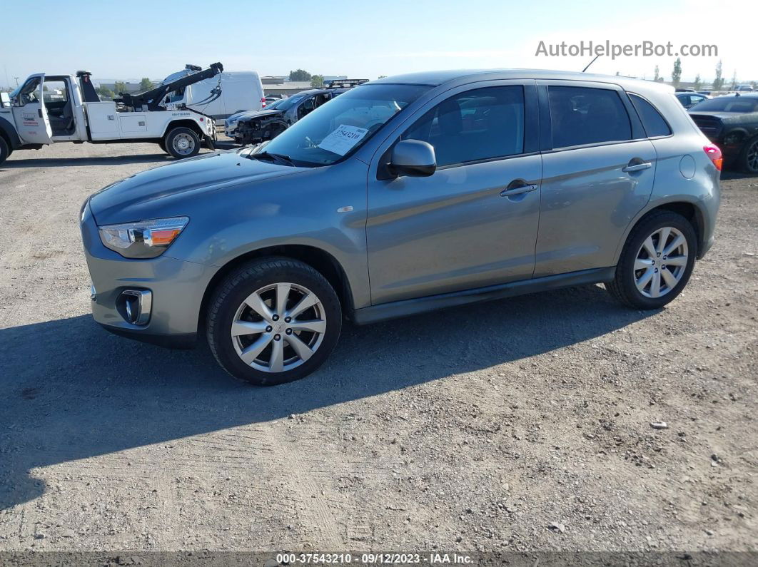 2013 Mitsubishi Outlander Sport Es Gray vin: 4A4AR3AU5DE015477