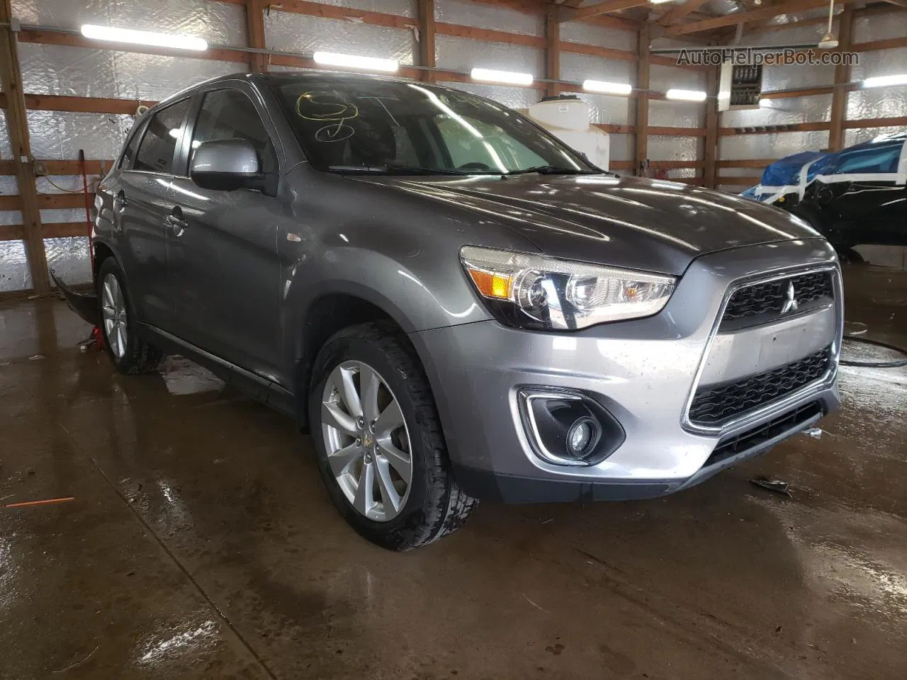 2013 Mitsubishi Outlander Sport Es Gray vin: 4A4AR3AU5DE022137