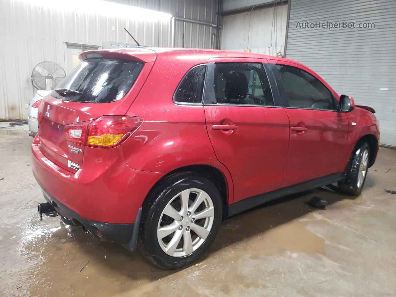 2015 Mitsubishi Outlander Sport Es Красный vin: 4A4AR3AU5FE007981