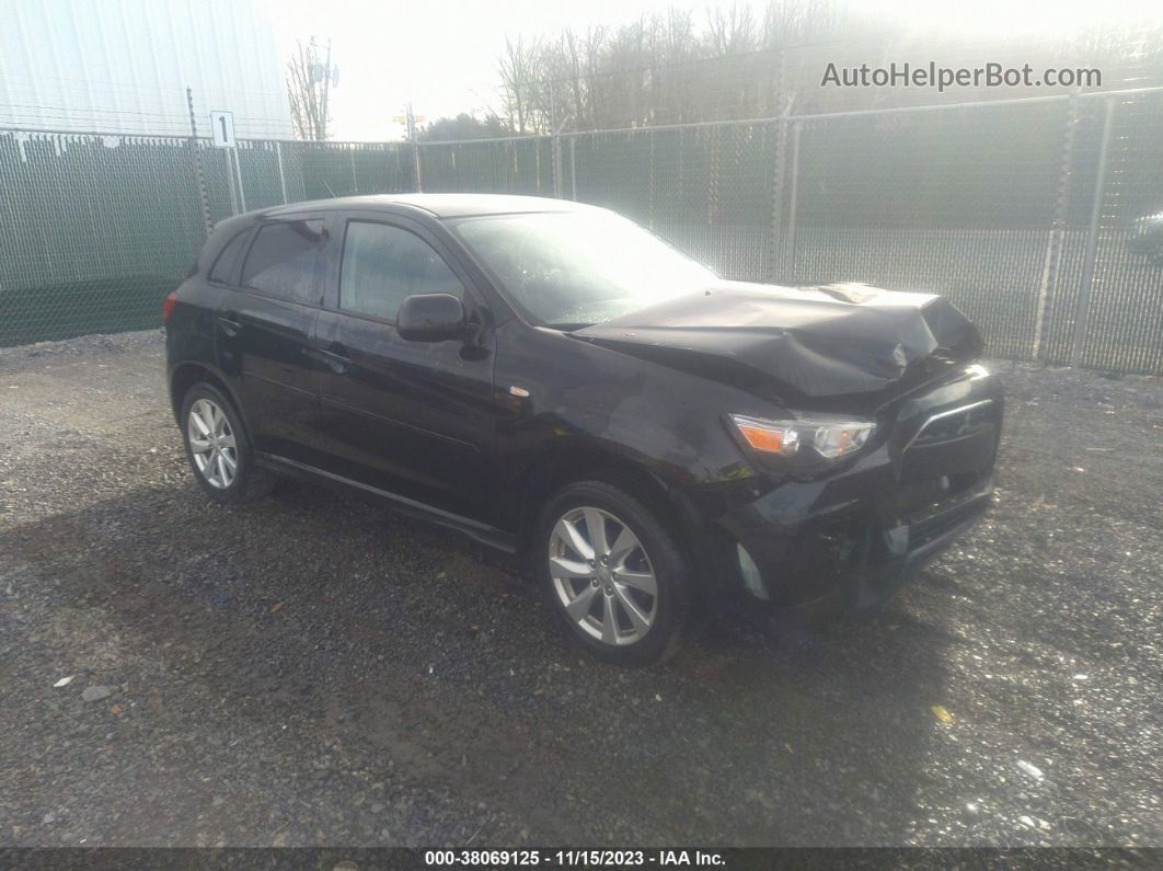 2015 Mitsubishi Outlander Sport Es Черный vin: 4A4AR3AU5FE023906