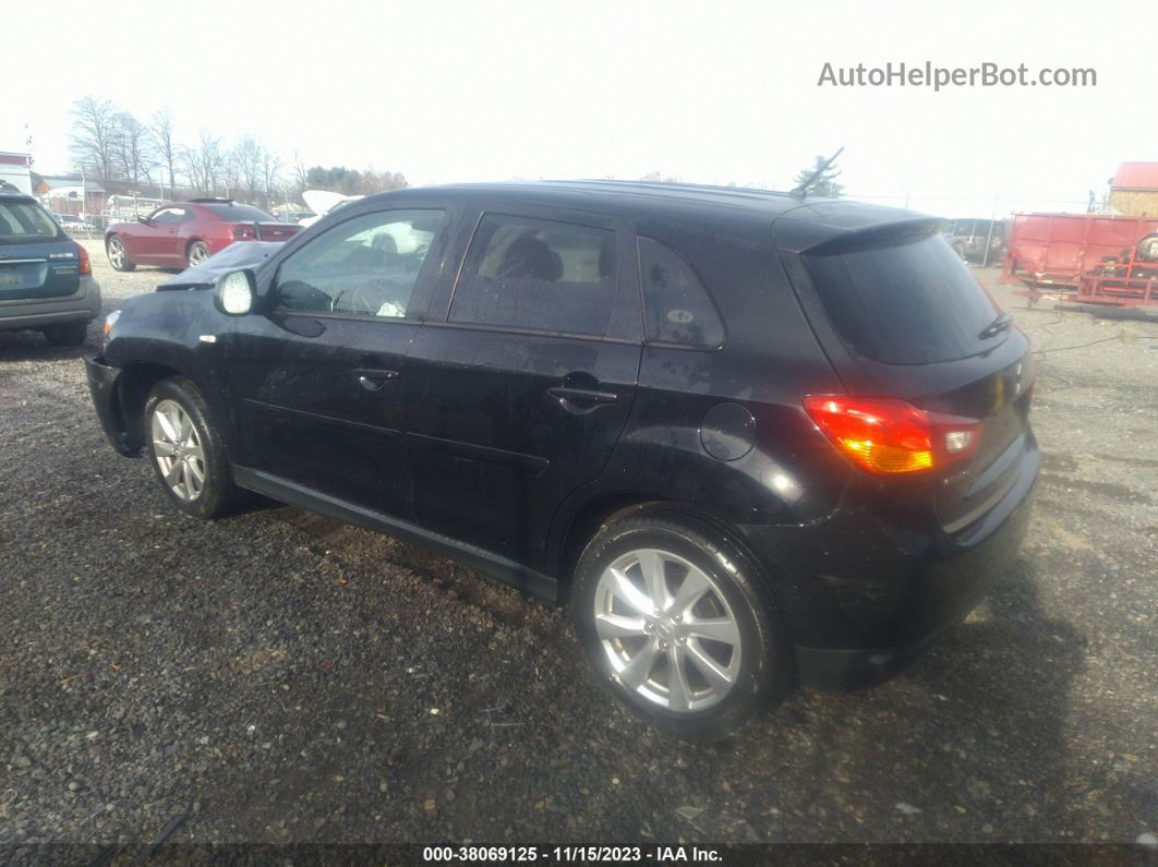 2015 Mitsubishi Outlander Sport Es Черный vin: 4A4AR3AU5FE023906