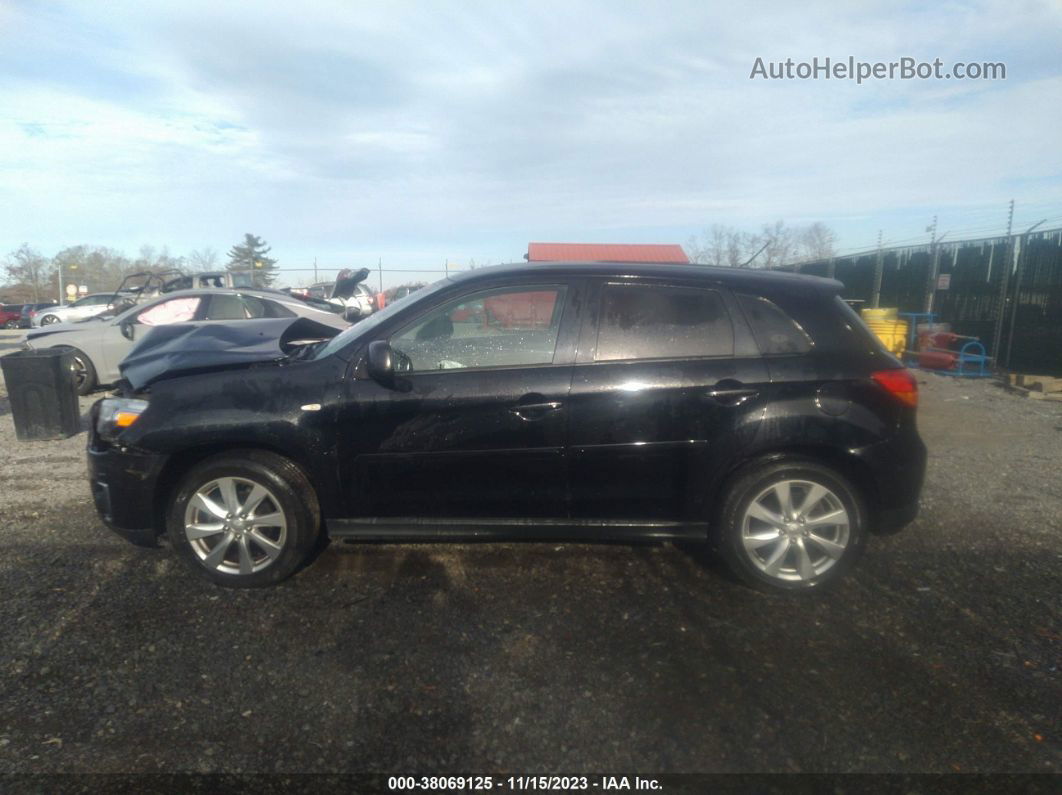 2015 Mitsubishi Outlander Sport Es Черный vin: 4A4AR3AU5FE023906