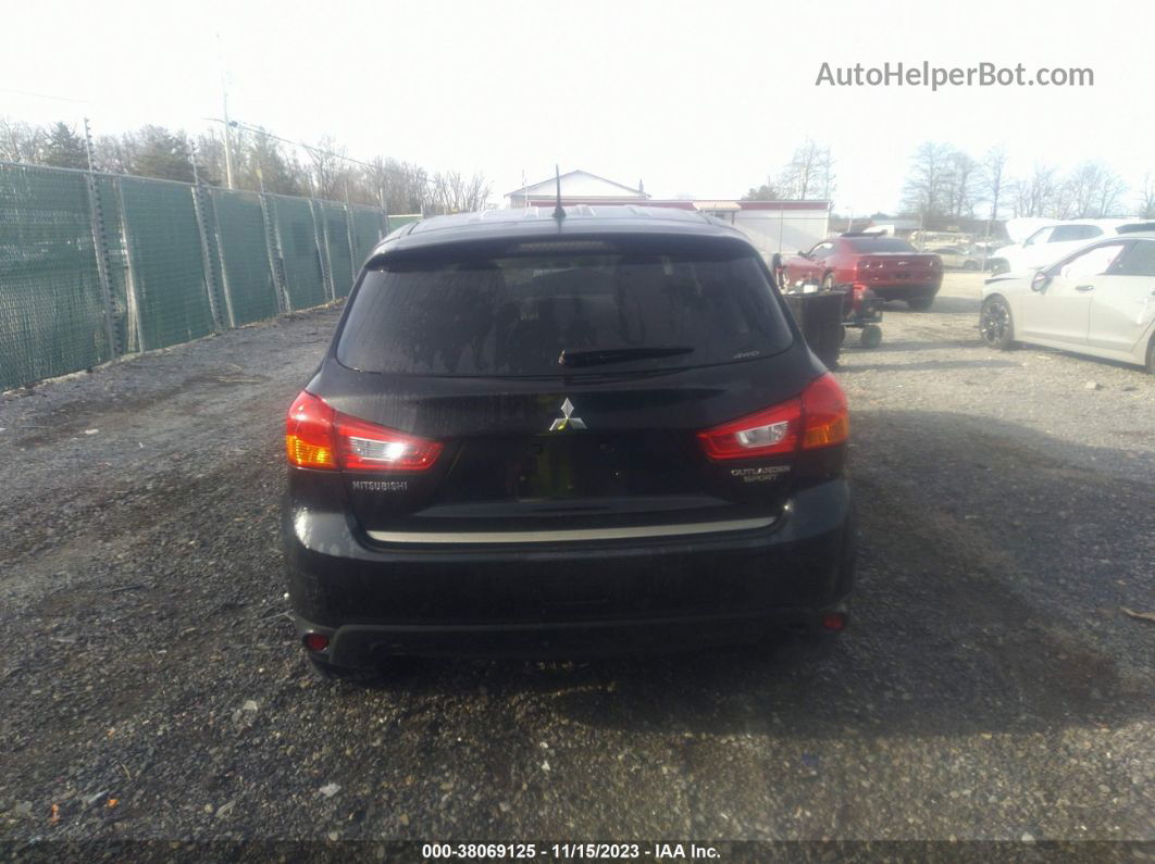 2015 Mitsubishi Outlander Sport Es Черный vin: 4A4AR3AU5FE023906