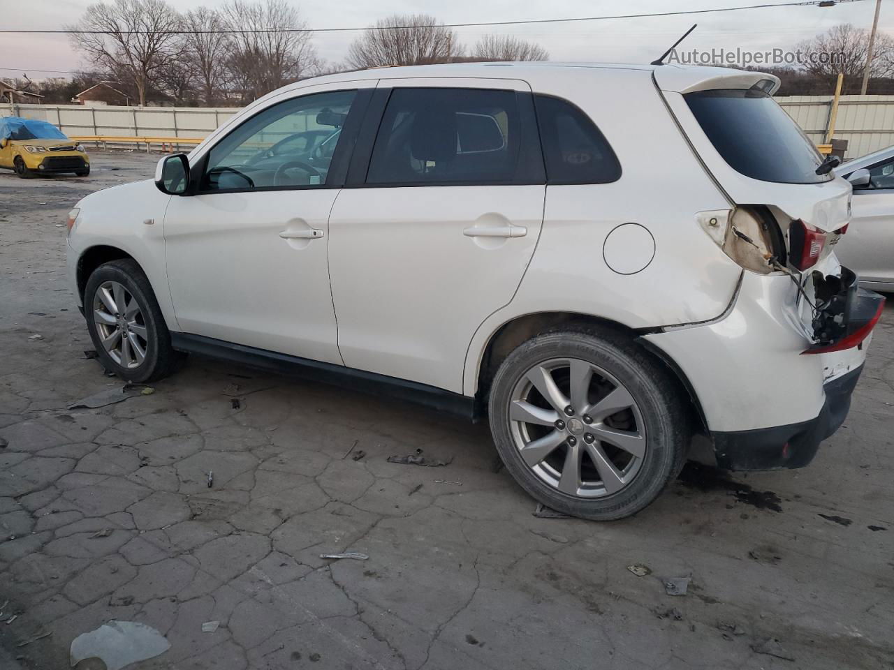 2015 Mitsubishi Outlander Sport Es White vin: 4A4AR3AU5FE034551