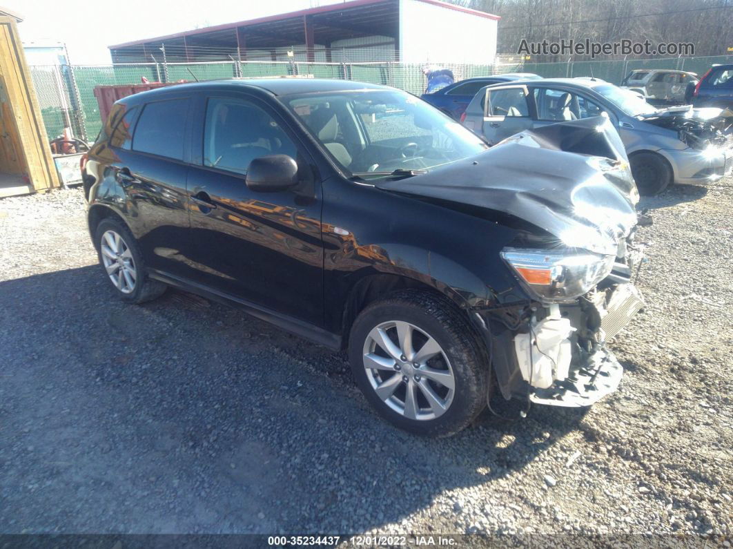 2015 Mitsubishi Outlander Sport Es Черный vin: 4A4AR3AU5FE048868