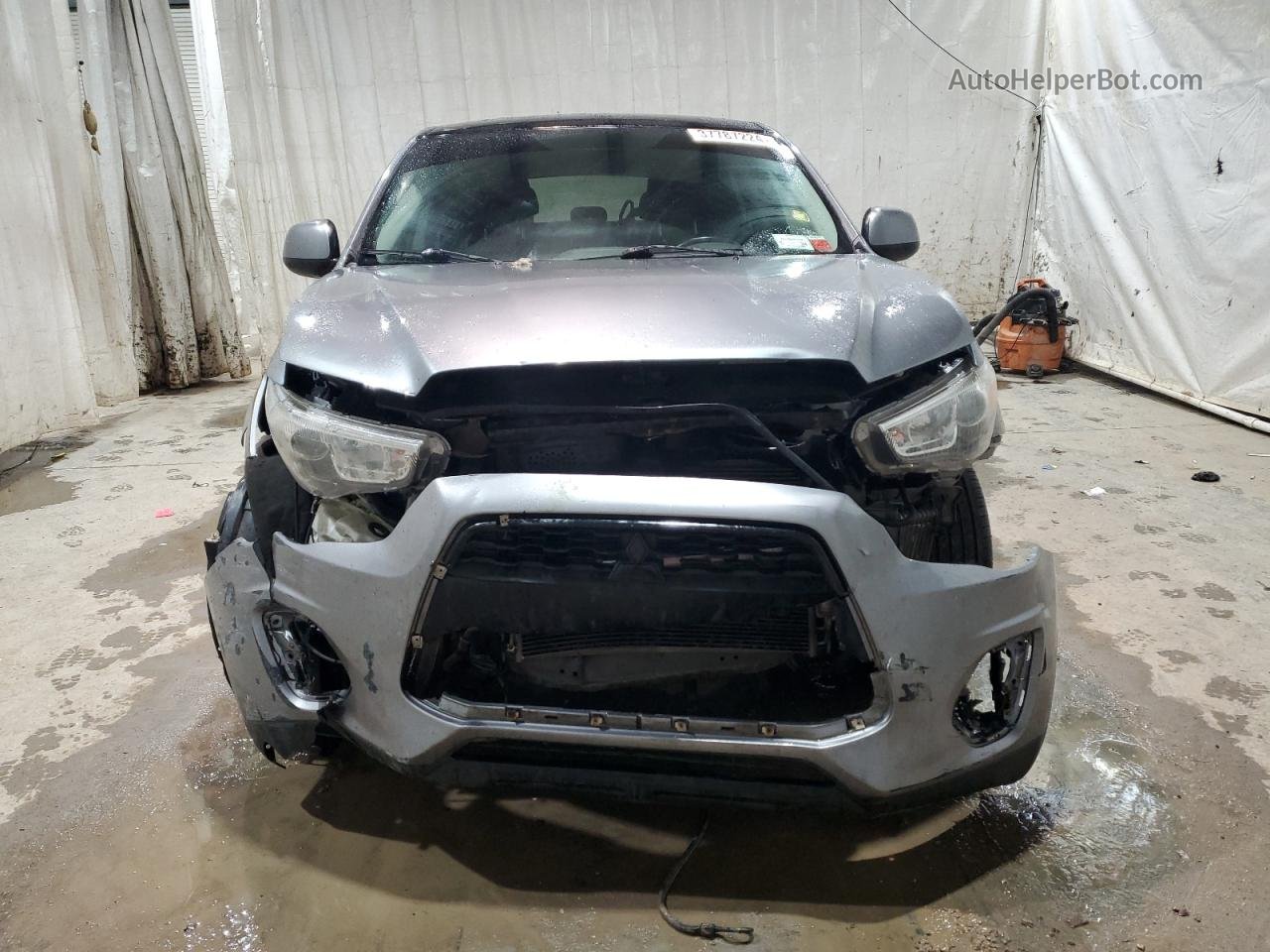 2015 Mitsubishi Outlander Sport Es Серебряный vin: 4A4AR3AU6FE008816